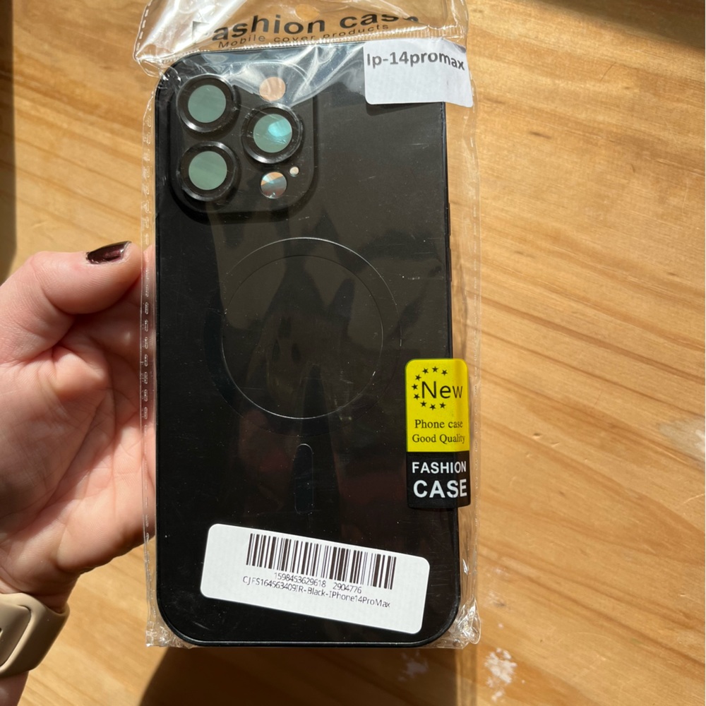 🆕Iphone 14 Pro Max Black Phone Case